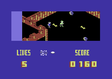 Blagger Goes to Hollywood (Commodore 64) screenshot: Robin Hood