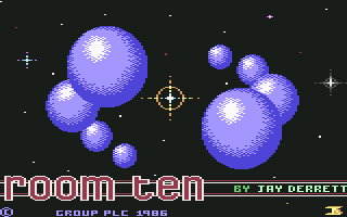 Room Ten (Commodore 64) screenshot: Title screen