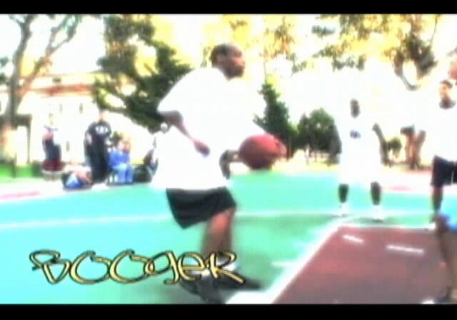 Street Hoops (PlayStation 2) screenshot: After the Activision logo and licencing screens the game plays a long video montage of some ballers showing off their moves