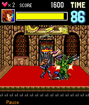 Double Dragon EX (J2ME) screenshot: Final boss