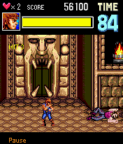 Double Dragon EX (J2ME) screenshot: Third level