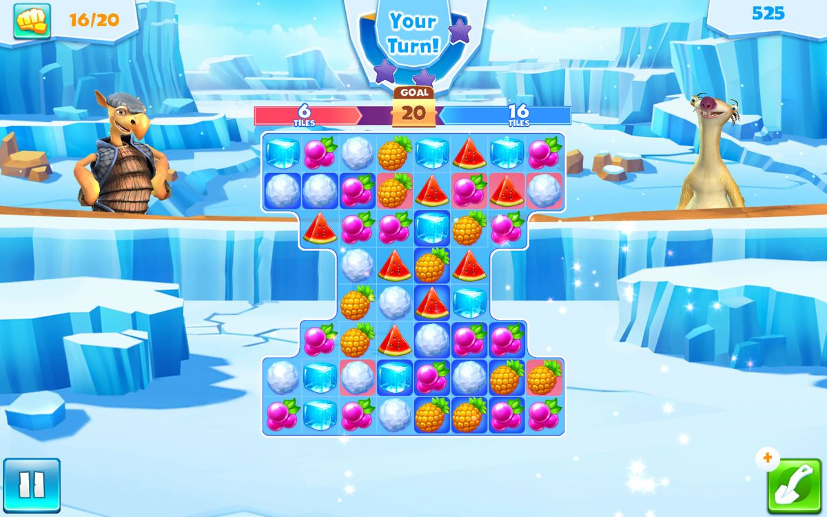 Screenshot of Ice Age Avalanche (Windows Apps, 2015) MobyGames