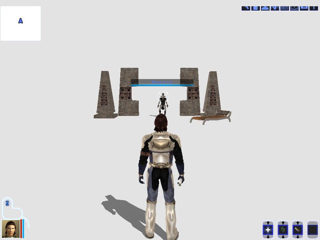 Star Wars: Knights of the Old Republic (Windows) screenshot: The Rakata's prison