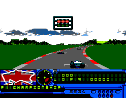 Screenshot of Formula One (SEGA Master System, 1993) - MobyGames