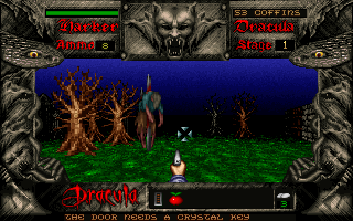 Bram Stoker's Dracula (DOS) screenshot: Impaled corpse