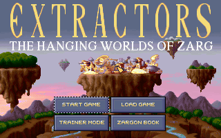 Diggers 2: Extractors (DOS) screenshot: Title screen