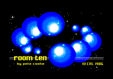 Room Ten (Amstrad CPC) screenshot: Title screen