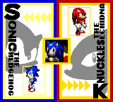 Sonic Blast (Game Gear) screenshot: Pick your character