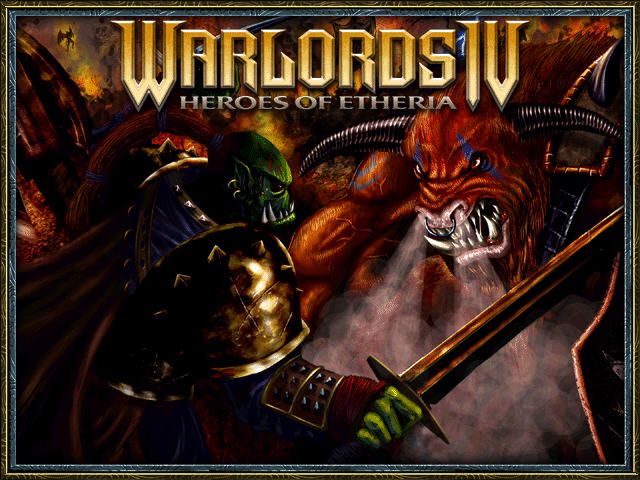 Warlords IV: Heroes of Etheria (Windows) screenshot: Title screen