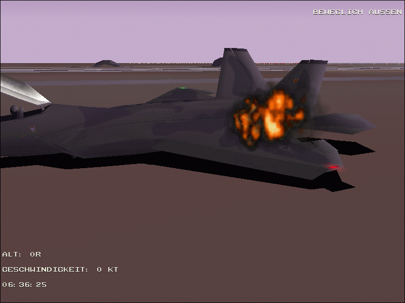 Total Air War (Windows) screenshot: Emergency land