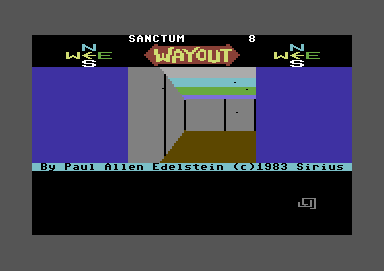 Wayout (Commodore 64) screenshot: I sanked them!