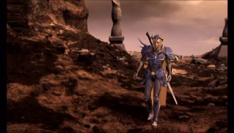 Final Fantasy (PSP) screenshot: "New" CG intro