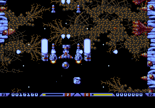 Xenon 2: Megablast (Genesis) screenshot: Super Nashwan Power!