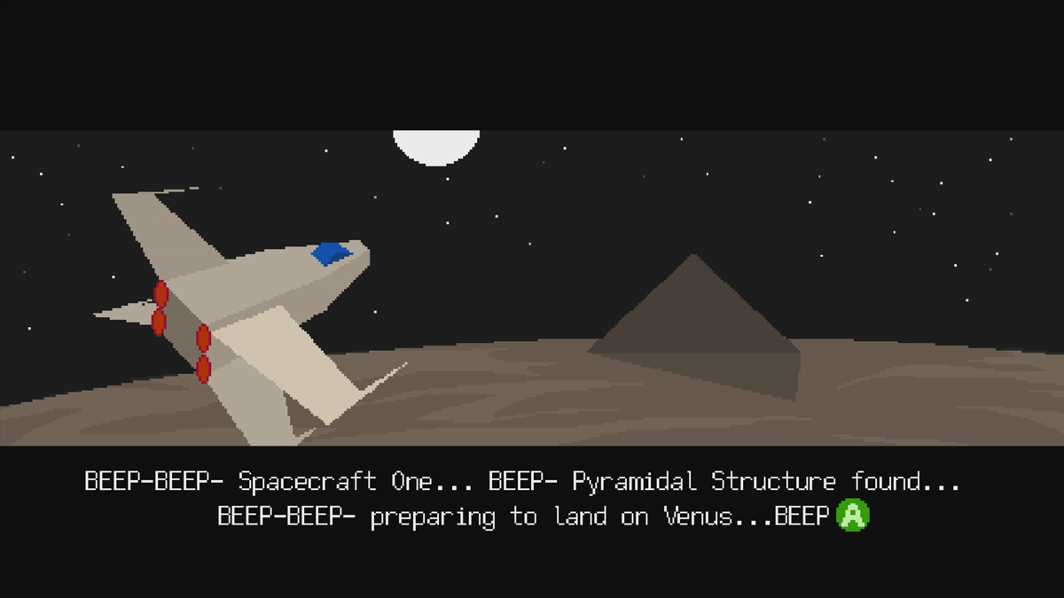 Venus Explorer (Xbox 360) screenshot: We follow a space adventurer (Trial version)