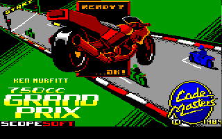750cc Grand Prix (Amstrad CPC) screenshot: Title Screen