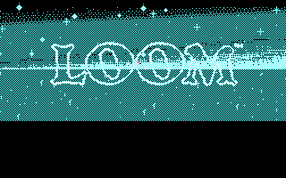 Loom (DOS) screenshot: Title screen (CGA)