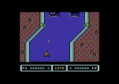 Last Duel: Inter Planet War 2012 (Commodore 64) screenshot: Level 1