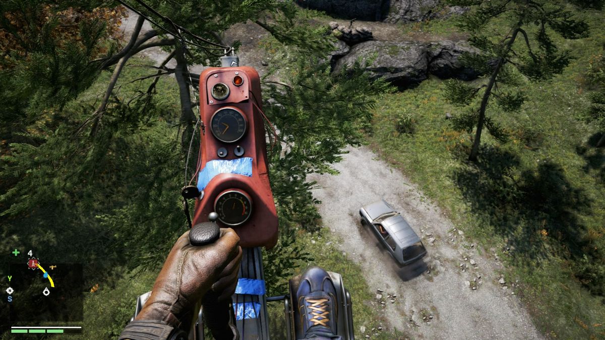 Far Cry 4 (PlayStation 4) screenshot: Flying is faster then driving