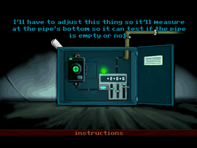 Reactor 09 (Windows) screenshot: A mini game: Here you try to open the hatch to the cooling system