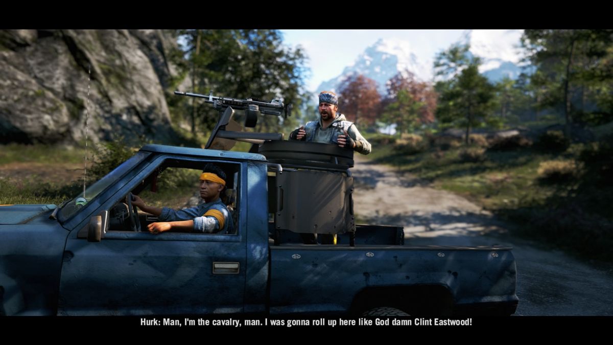 Far Cry 4 (PlayStation 4) screenshot: Meeting Hurk
