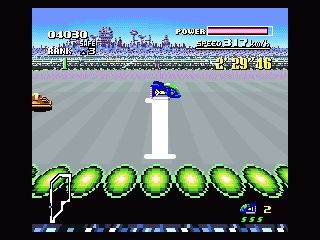 F-Zero (SNES) screenshot: Finished the race 1st place!
