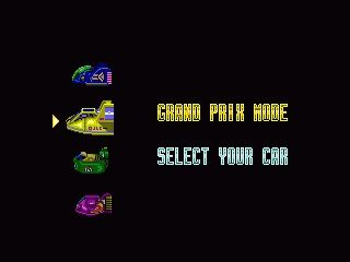 F-Zero (SNES) screenshot: Car selection
