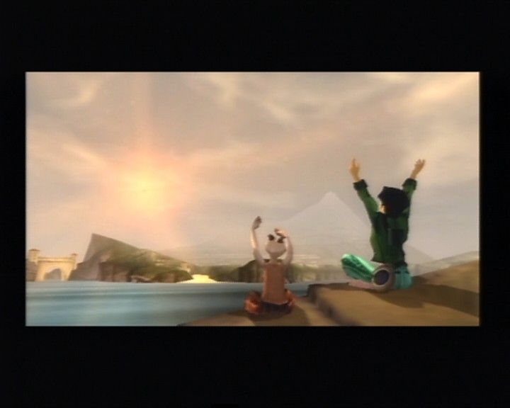 Beyond Good & Evil (PlayStation 2) screenshot: Enjoying the peaceful view... but for how long?