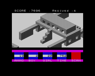 Ant Attack (ZX Spectrum) screenshot: Look at this beauty! The Love cabin.