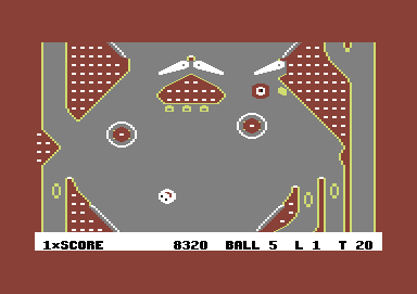 Slamball (Commodore 64) screenshot: Destroy that blob