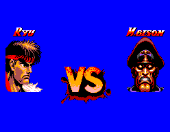 Street Fighter II: Champion Edition (SEGA Master System) screenshot: Final Battle