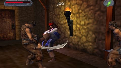 Pirates of the Caribbean: Dead Man's Chest (PSP) screenshot: Finishing move