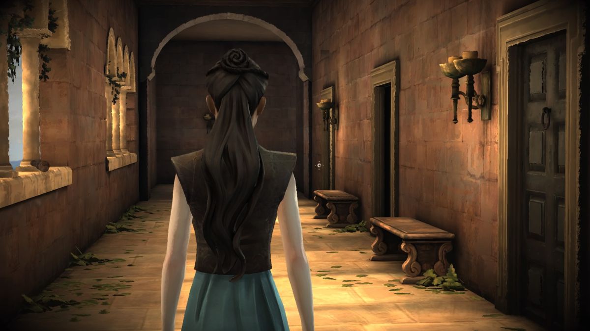 Game of Thrones: Episode Two of Six - The Lost Lords (PlayStation 4) screenshot: Mira didn't left her room door ajar... this looks suspicious