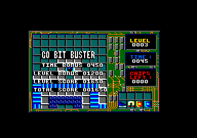 Screenshot of Chip's Challenge (Amstrad CPC, 1989) - MobyGames