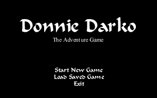 Donnie Darko: The Adventure Game (Windows) screenshot: Title screen