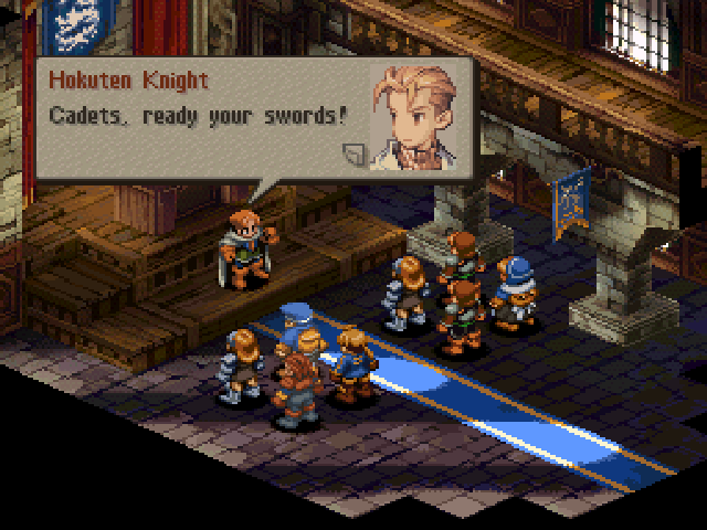 Final Fantasy Tactics (PlayStation) screenshot: On your first mission