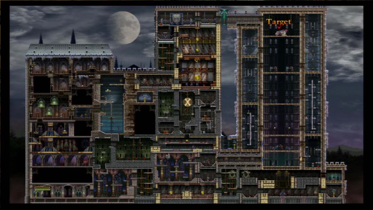Castlevania: Harmony of Despair (PlayStation 3) screenshot: Zoom out of stage.