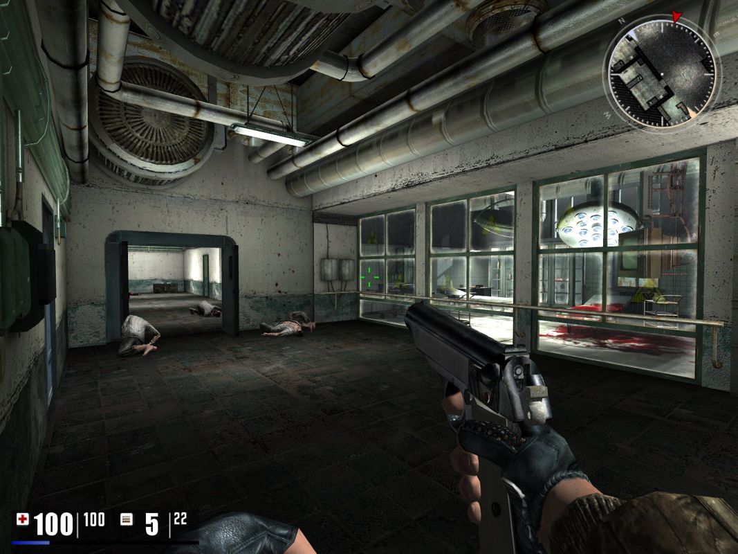 ÜberSoldier (Windows) screenshot: Soon you get to use some real weapons.