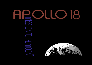 Apollo 18: Mission to the Moon (Commodore 64) screenshot: Loading screen