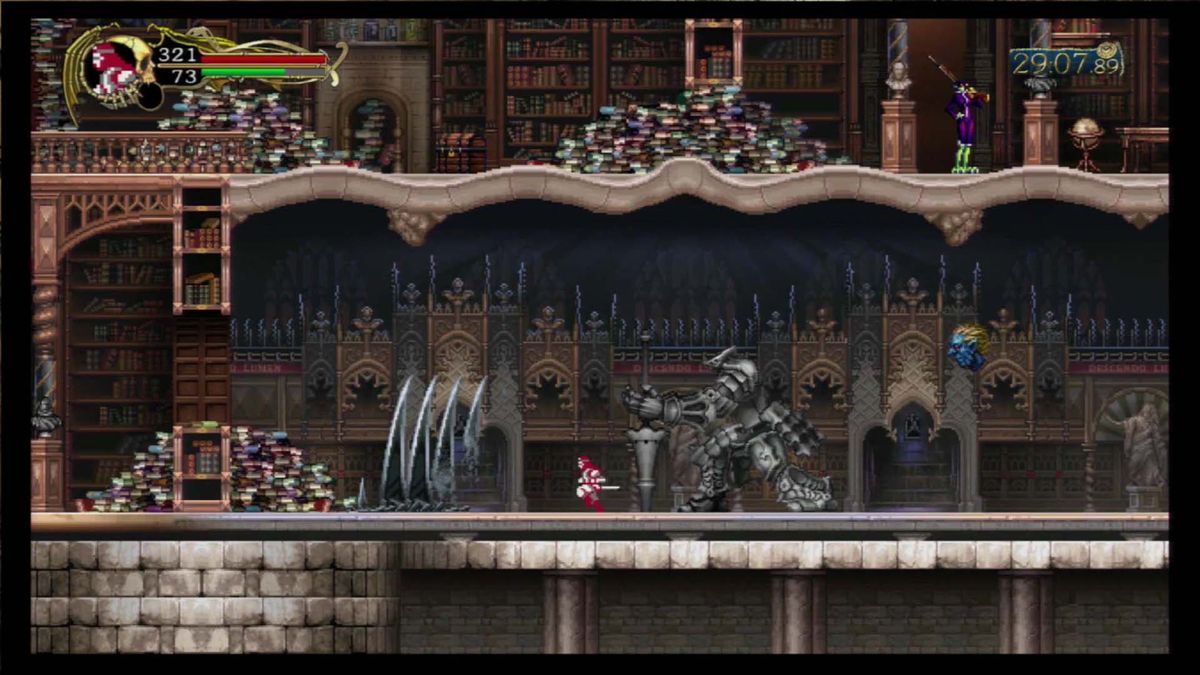 Castlevania: Harmony of Despair (PlayStation 3) screenshot: During co-op play, whenever a box is opened all players get a present.