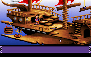 Goblins Quest 3 (DOS) screenshot: Boat