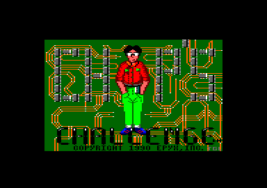 Chip's Challenge (Amstrad CPC) screenshot: Title screen