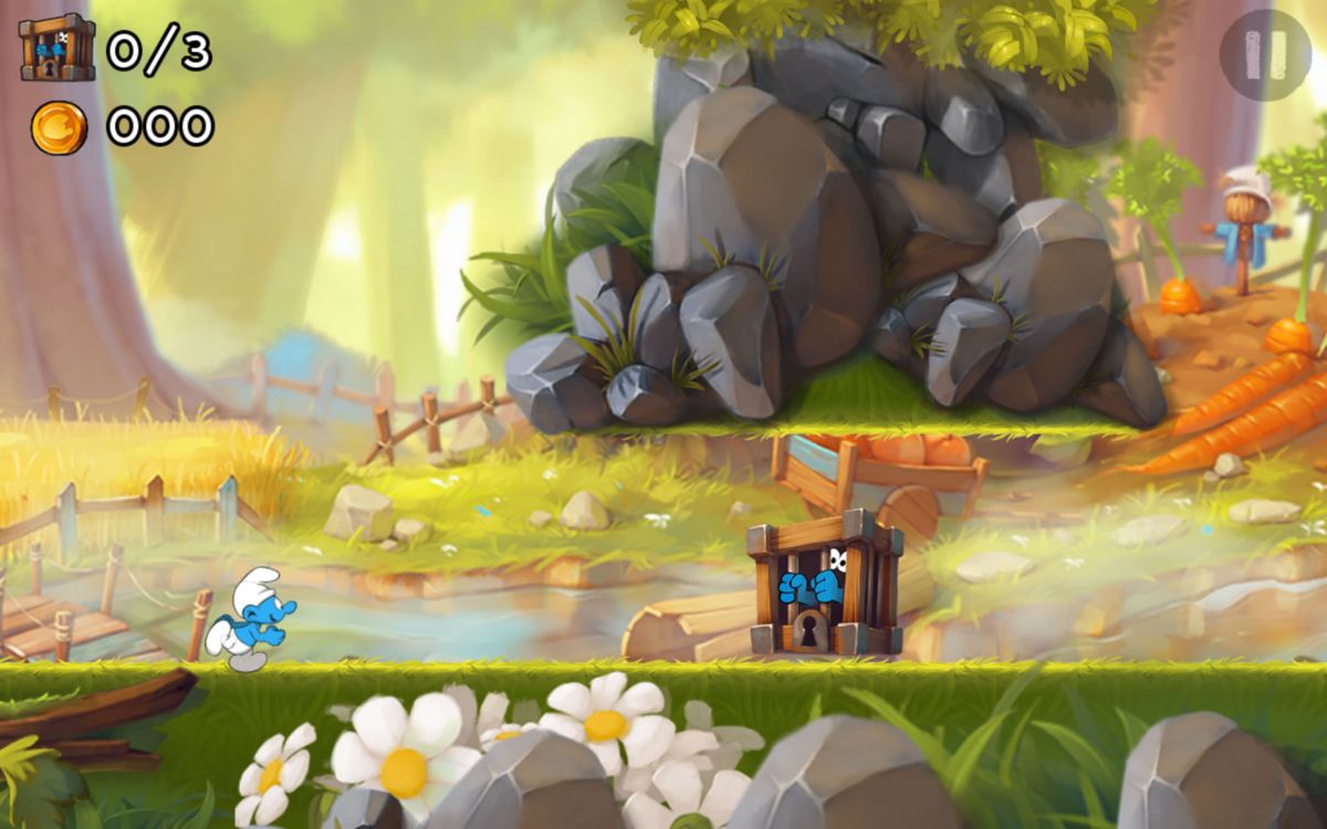 Screenshot of The Smurfs: Epic Run (Android, 2016) - MobyGames