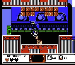 The Jetsons: Cogswell's Caper (NES) screenshot: Gravity reversal