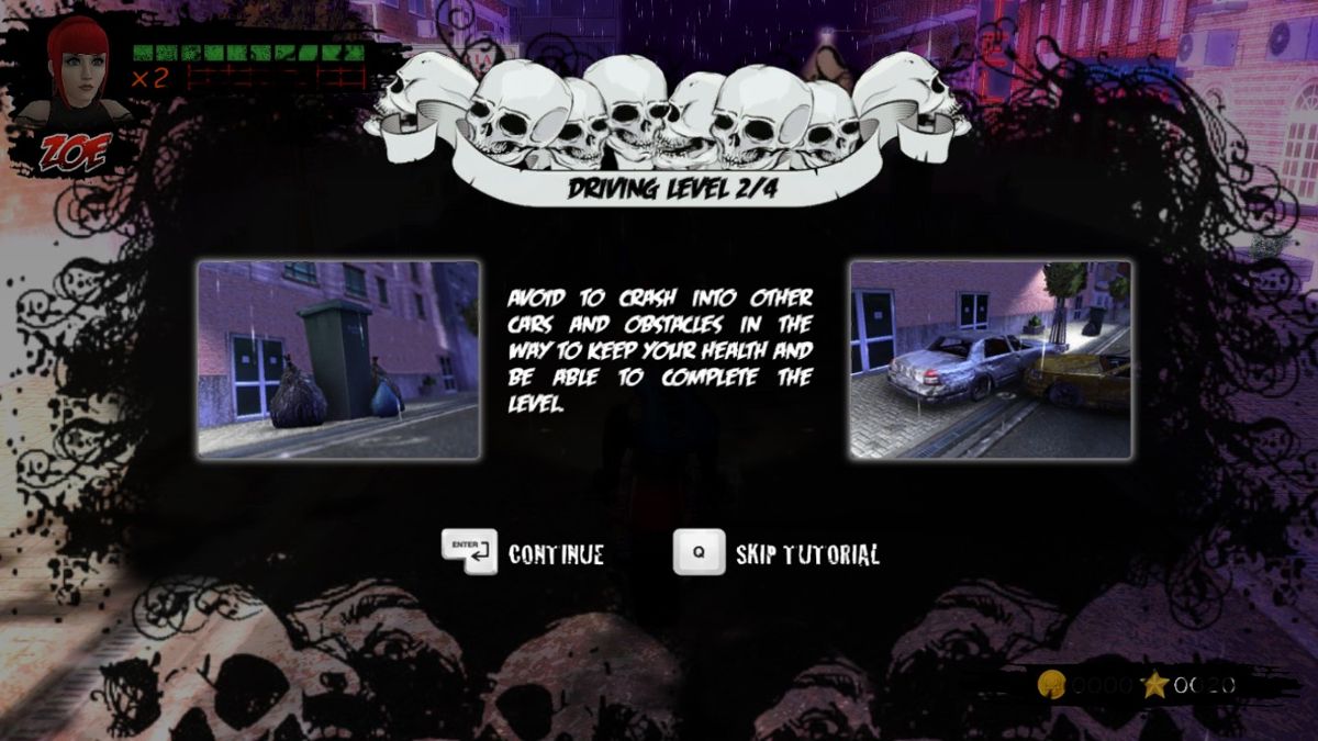 Rock Zombie (Windows) screenshot: Tutorial