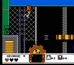 The Jetsons: Cogswell's Caper (NES) screenshot: Clockwork gears