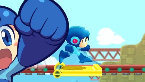 Mega Man Powered Up (PSP) screenshot: Intro movie shot