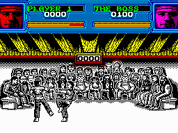 Oriental Games (ZX Spectrum) screenshot: Kyo-Kushin-Kai