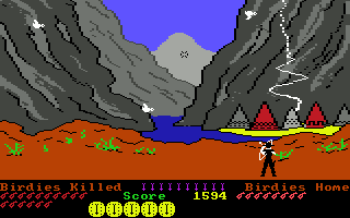 Kane (Commodore 64) screenshot: Bow and Arrow