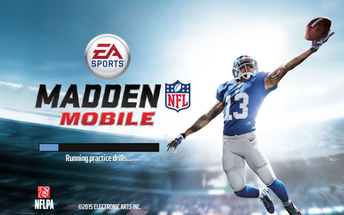 Madden NFL Mobile (Android) screenshot: Loading screen