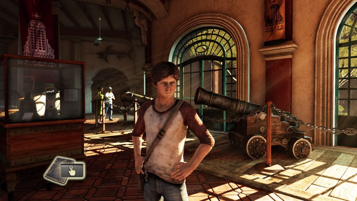 Uncharted 3: Drake's Deception - Remastered (PlayStation 4) screenshot: Young Nathan, 20 years before the actual story